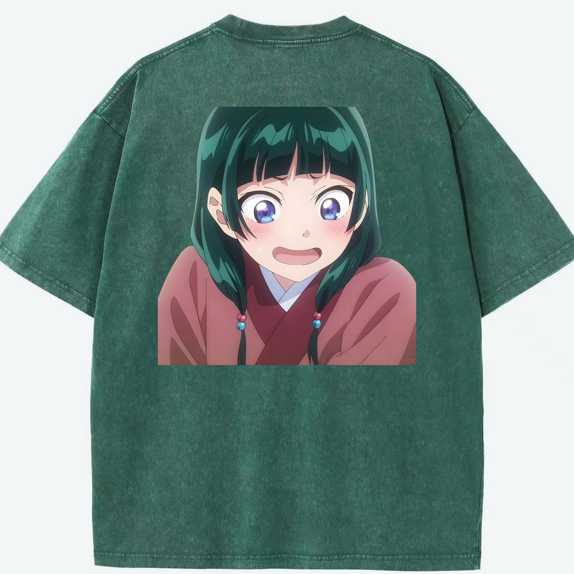 （画像用） 薬屋のひとりごと The Apothecary Diaries 綿100% ヴィンテージ風 半袖Tシャツ（背面プリント）